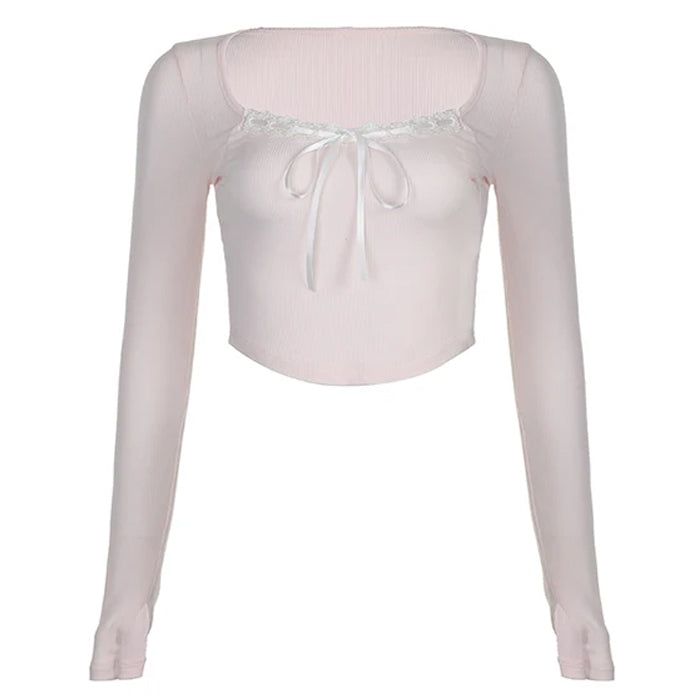 Boogzel Apparel Coquette Baby Bow Pink Top