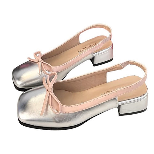 Boogzel Apparel Coquette Bow Ballet Sandals