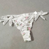 Boogzel Apparel Coquette Bow Floral Lace Panty, view 2