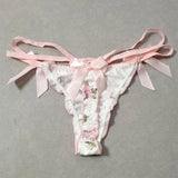 Boogzel Apparel Coquette Bow Floral Lace Panty, view 3