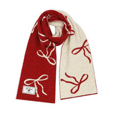 Boogzel Apparel Coquette Bow Knit Scarf, view 2