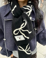 Boogzel Apparel Coquette Bow Knit Scarf, view 5
