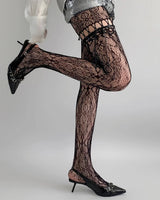 Boogzel Apparel Coquette Bow Lace Tights, view 5