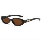 Boogzel Apparel Coquette Bow Oval Sunnies, view 2