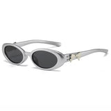 Boogzel Apparel Coquette Bow Oval Sunnies, view 5