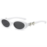 Boogzel Apparel Coquette Bow Oval Sunnies, view 6