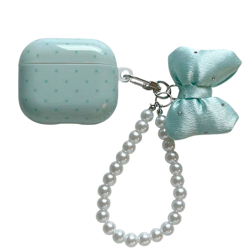 Boogzel Apparel Coquette Bow Pearl AirPods Case