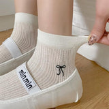 Boogzel Apparel Coquette Bow Print Socks, view 3
