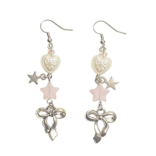 Boogzel Apparel Coquette Bow Drop Earrings