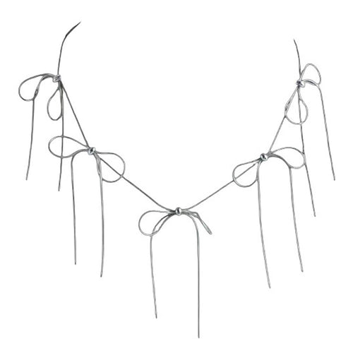 Boogzel Apparel Coquette Bows Choker Necklace