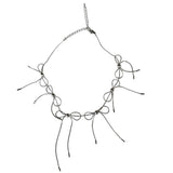Boogzel Apparel Coquette Bows Choker Necklace, view 4