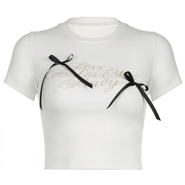 Boogzel Apparel Coquette Bows Crop Top