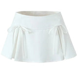 Boogzel Apparel Coquette Bows Pleated Mini Skirt, view 2