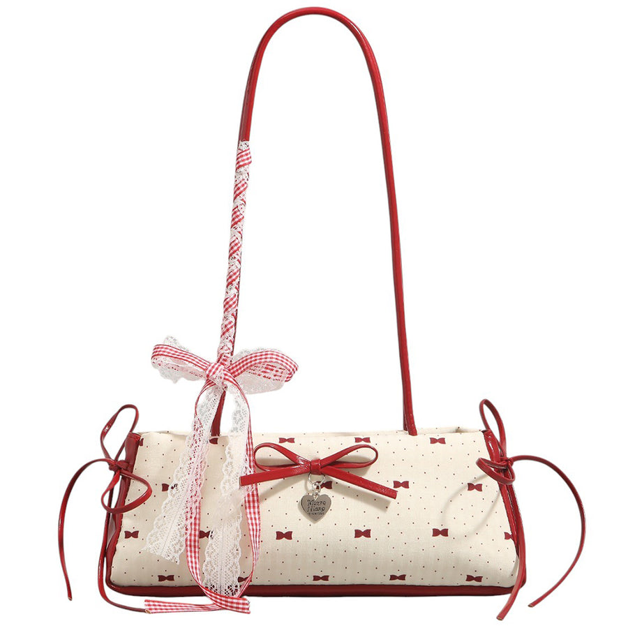 Boogzel Apparel Coquette Charm Bow Shoulder Bag