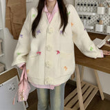 Boogzel Apparel Coquette Girl Bow Cardigan, view 2