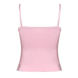 Boogzel Apparel Coquette Girl Pink Bow Lace Top, view 2
