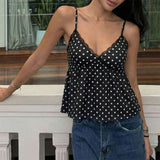 Boogzel Apparel Coquette Girl Polka Dot Tank Top, view 2