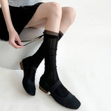 Boogzel Apparel Coquette Girl Ribbon Bow Socks, view 5