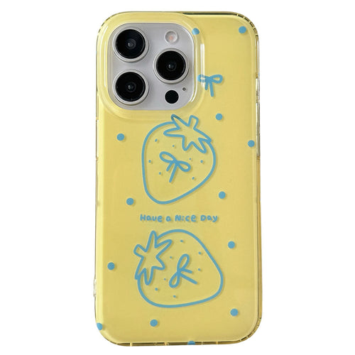 Boogzel Apparel Coquette Girl Strawberry iPhone Case