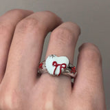 Boogzel Apparel Coquette Heart-Shaped Ring, view 5