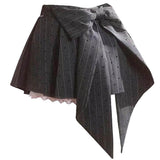 Boogzel Apparel Coquette Lace Bow Pleated Skirt, view 2