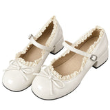Boogzel Apparel Coquette Lace Mary Jane Heels, view 3