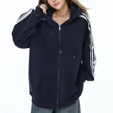 Boogzel Apparel Coquette Lace Sleeve Hoodie, view 4