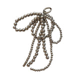 Boogzel Apparel Coquette Pearl Bow Shoe Charms, view 4