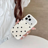 Boogzel Apparel Coquette Polka Dot Bow iPhone Case, view 5