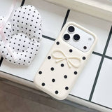 Boogzel Apparel Coquette Polka Dot Bow iPhone Case, view 6