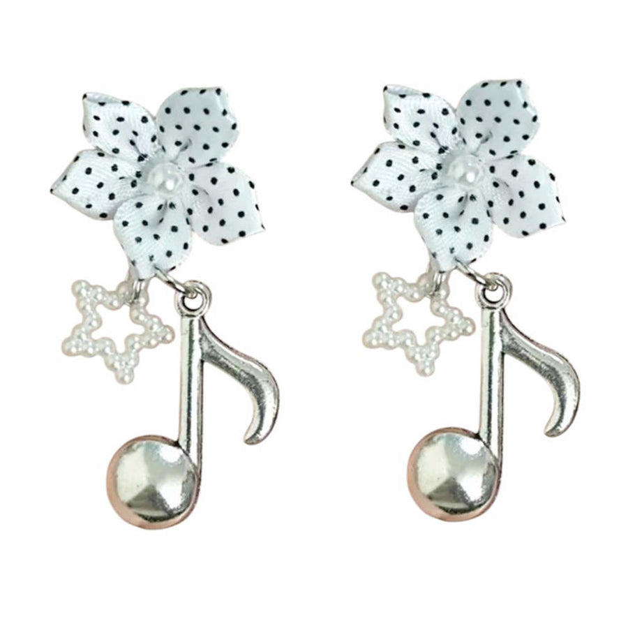 Boogzel Apparel Coquette Polka Dot Earrings