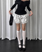 Boogzel Apparel Coquette Polka Dot Peplum, view 4