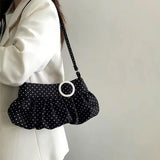 Boogzel Apparel Coquette Polka Dot Ruched Bag, view 2