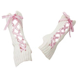 Boogzel Apparel Coquette Ribbon Arm Warmers, view 5