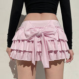 Boogzel Apparel Coquette Ruffled Mini Skort, view 4