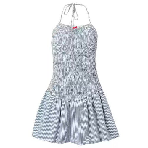 Boogzel Apparel Coquette Shirred Mini Dress