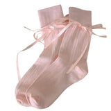 Boogzel Apparel Coquette Socks With Bows, view 3