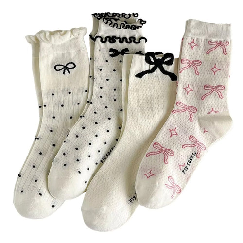 Boogzel Apparel Coquette Style Bow Socks
