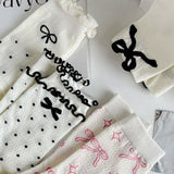 Boogzel Apparel Coquette Style Bow Socks, view 3