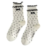 Boogzel Apparel Coquette Style Bow Socks, view 5