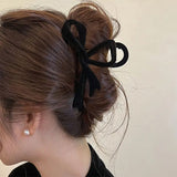 Boogzel Apparel Coquette Velvet Bow Hair Claw, view 5