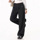 Boogzel Apparel Corporate Girl Asymmetric Pinstripe Pants, view 2