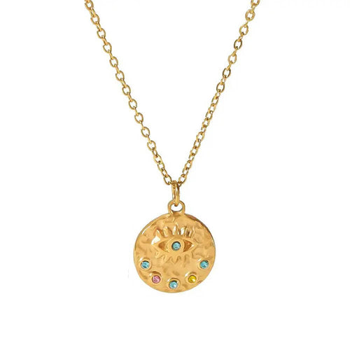 Boogzel Apparel Cosmic Energy Coin Necklace