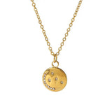 Boogzel Apparel Cosmic Energy Coin Necklace, view 3