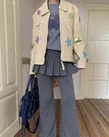 Boogzel Apparel Cosmic Star Patch Jacket, view 6