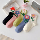 Boogzel Apparel Cottage Dreams Floral Socks, view 3