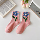 Boogzel Apparel Cottage Dreams Floral Socks, view 4