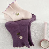Boogzel Apparel Cottage Flower Embroidery Socks, view 4