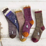 Boogzel Apparel Cottage Ruffled Knit Socks, view 4