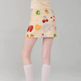 Boogzel Apparel Cottagecore Aesthetic Gingham Skirt, view 5